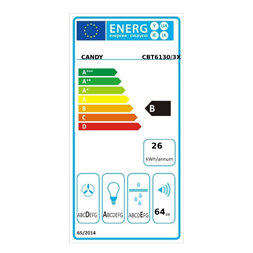 Candy CBT6130/3X teleszkópos páraelszívó
