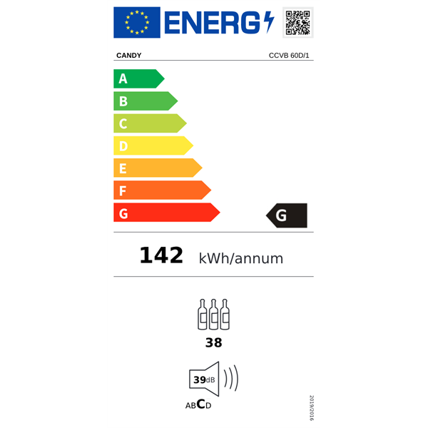 Candy CCVB 60D/1 borhűtő