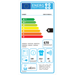 Candy CSE C10DG-S kondenzációs szárítógép