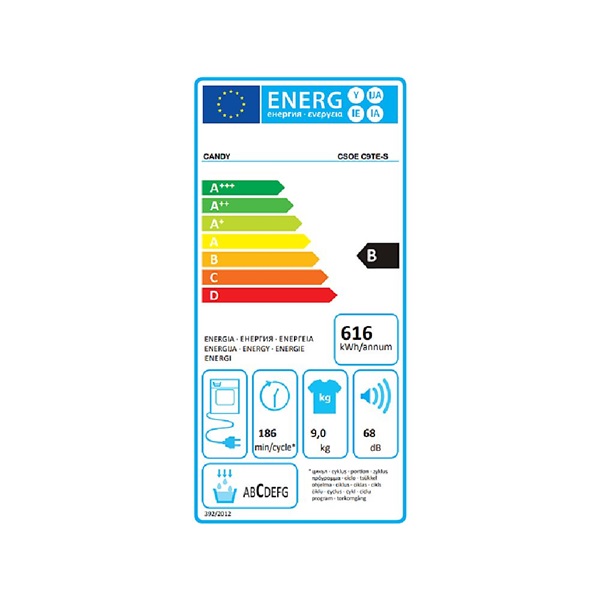 Candy CSOE C9TE-S 9 kg kondenzációs szárítógép