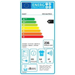 Candy RPE H8A2TRE-S 8 kg hőszivattyús szárítógép