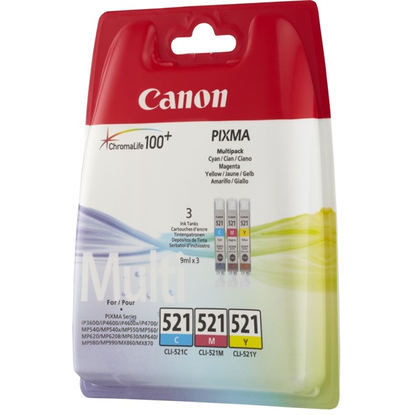 Canon CLI-521CMY multipack tintapatron