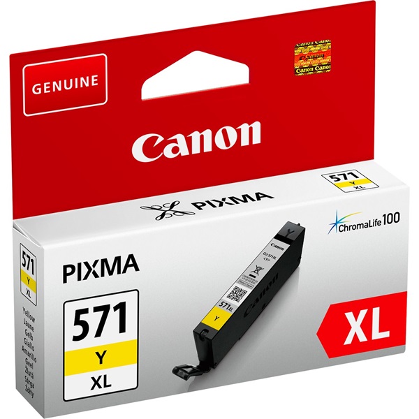 Canon CLI-571 sárga XL tintapatron