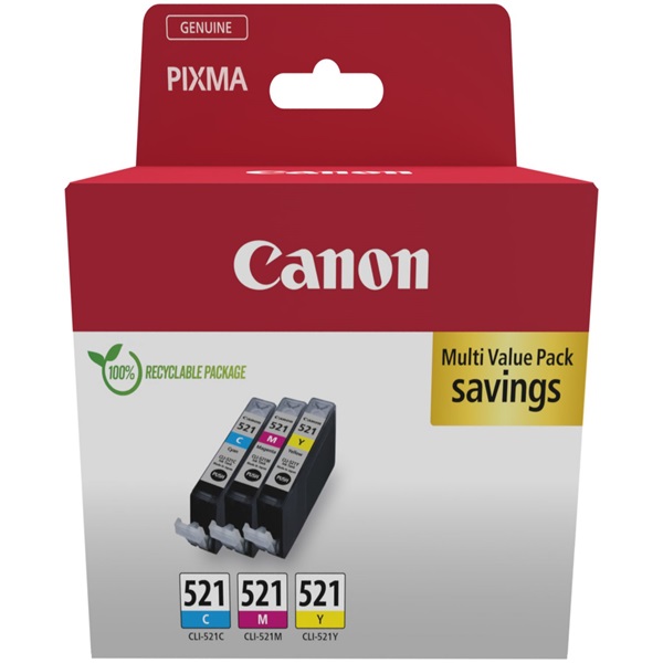 Canon patron CLI-521 Multipack 3 szín