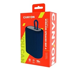 Canyon BSP-4 1200mAh hordozható Bluetooth kék hangszóró