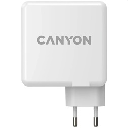 Canyon CND-CHA100W01 GaN PD 100W QC 3.0 30W fehér hálózati adapter