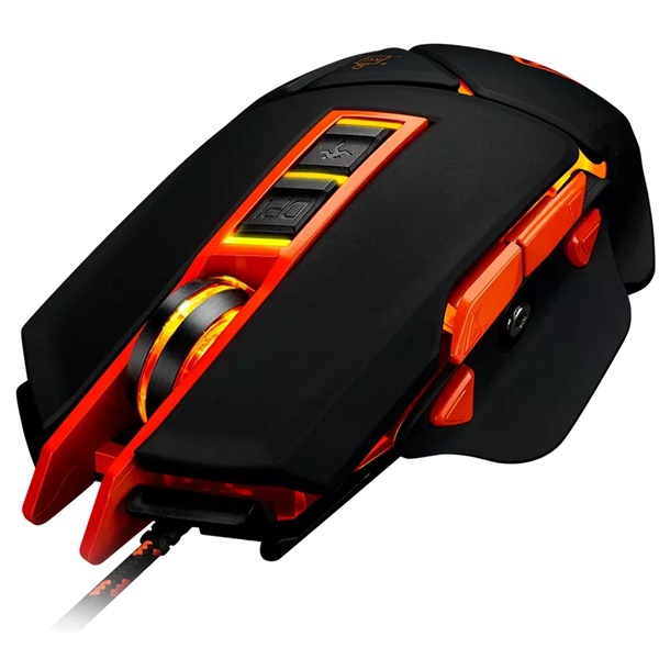 Canyon Hazard GM-6 USB optikai gaming egér fekete-narancssárga