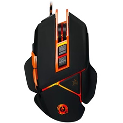 Canyon Hazard GM-6 USB optikai gaming egér fekete-narancssárga