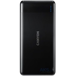 Canyon CNE-CPB1007B 10000mAh LiPo powerbank fekete (QC3.0)