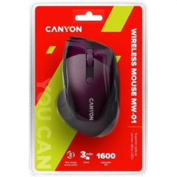 Canyon MW-01 vezeték nélküli lila egér