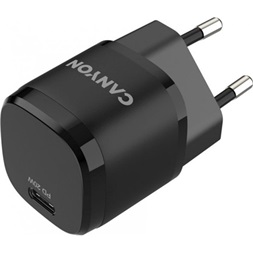 Canyon H-20-05 Mini 20W univerzális hálózati töltő adapter fekete