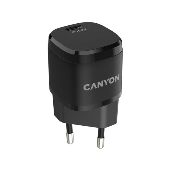 Canyon H-20-05 Mini 20W univerzális hálózati töltő adapter fekete