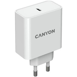 Canyon H-65 65W univerzális GaN PD fehér hálózati töltő adapter