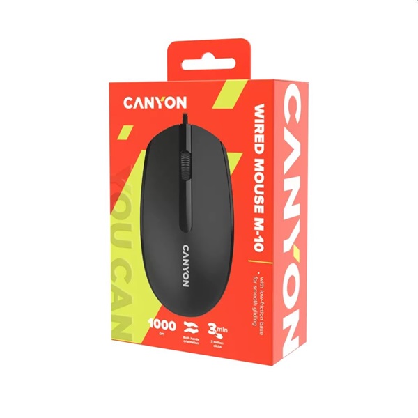 Canyon M-10 optikai USB egér fekete