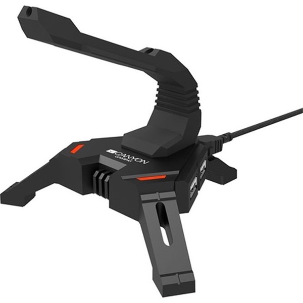 Canyon MW-100 Bungee USB gaming hub / egérkábel-rendező fekete