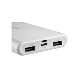 Canyon PB-108 10000mAh LiPo powerbank fehér (Lightning bemenet)