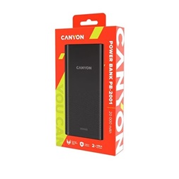 Canyon PB-2001 20000mAh LiPo powerbank fekete