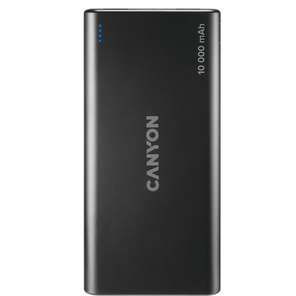 Canyon PB-108 10000mAh LiPo (Lightning bemenet) fekete power bank