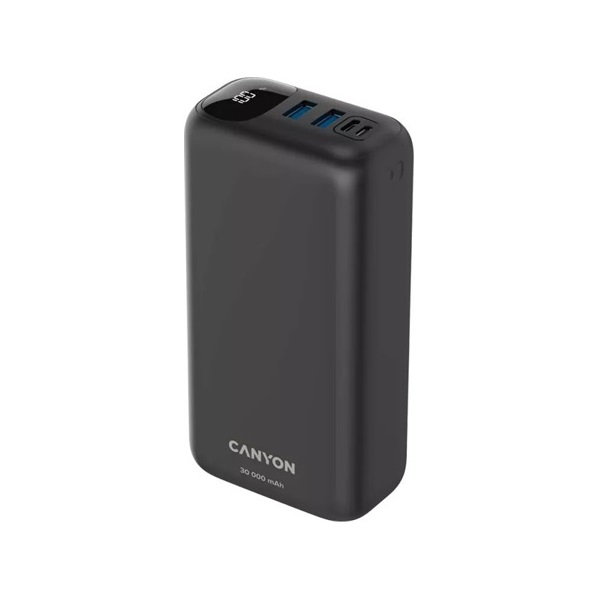 Canyon PD-301 30000mAh LiPo powerbank fekete