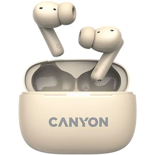 Canyon TWS-10 True Wireless Bluetooth barna fülhallgató