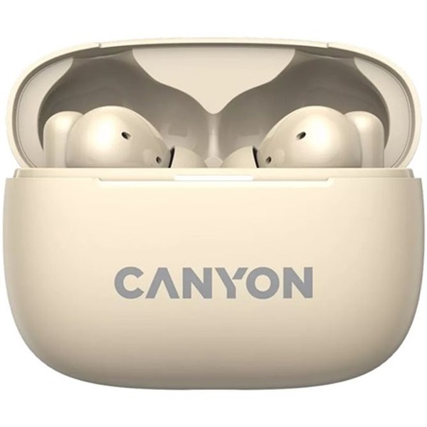 Canyon TWS-10 True Wireless Bluetooth barna fülhallgató