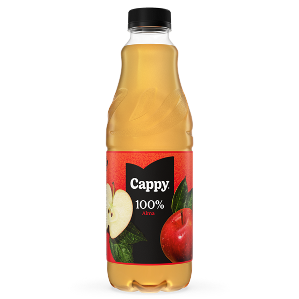 Cappy 100% alma 1l DRS egyutas visszaváltási díjas PET palackos gyümölcslé