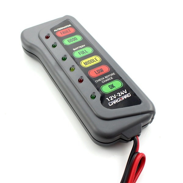 Carguard 55776 12-24V akkumulátor/generátor teszter