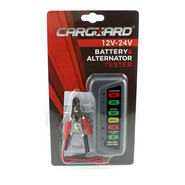 Carguard 55776 12-24V akkumulátor/generátor teszter