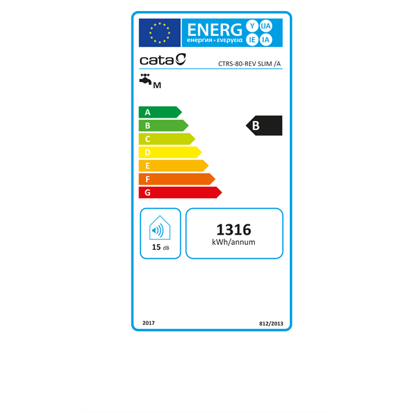 Cata CTRS-80 REV SLIM elektromos bojler