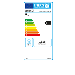Cata CTRS-80 REV SLIM elektromos bojler