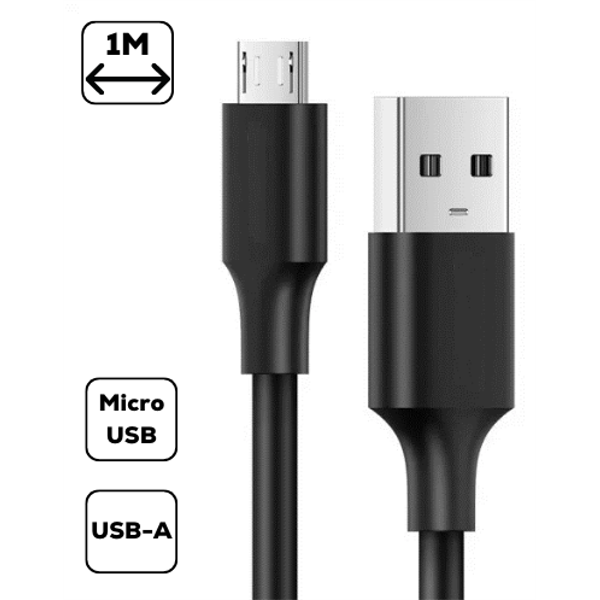 Cellect MDCU-MIC-USB USB-micro usb 80 cm fekete adatkábel