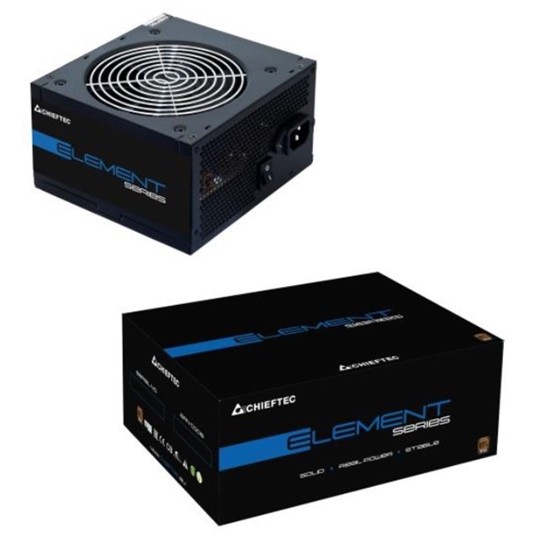 Chieftec Element ELP-500S 500W 85+ PFC 12 cm ventilátorral tápegység