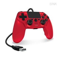 Cirka M07527-RD NuForce PS4/PC/Mac piros vezetékes kontroller