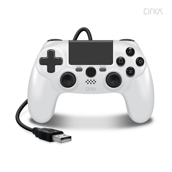 Cirka M07527-WH NuForce PS4/PC/Mac fehér vezetékes kontroller