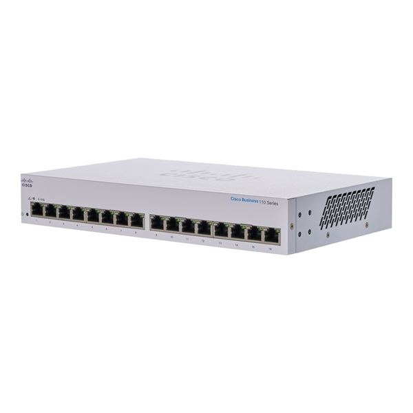 Cisco CBS110-16T 16x GbE LAN port nem menedzselhető switch