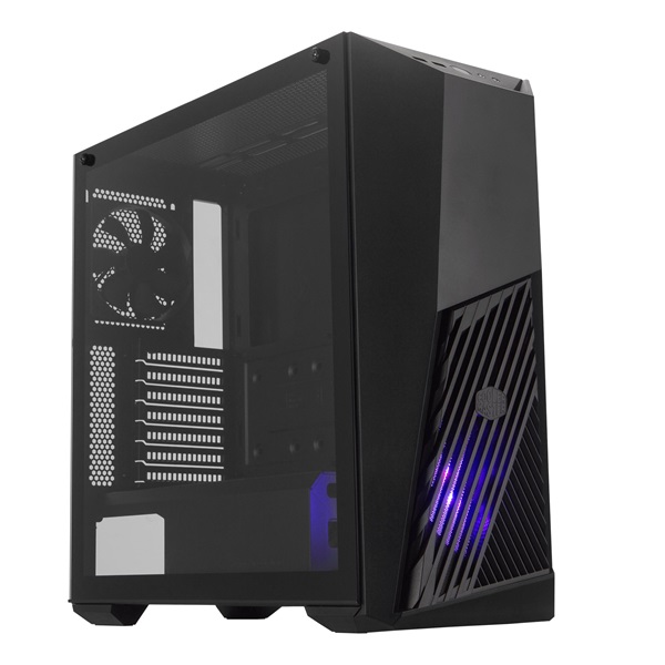 Cooler Master MasterBox K501L fekete (táp nélküli) ablakos ATX ház