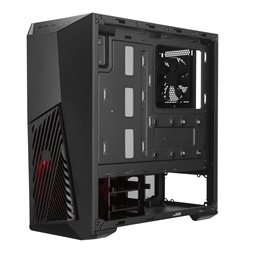 Cooler Master MasterBox K501L fekete (táp nélküli) ablakos ATX ház