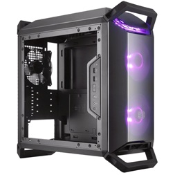 Cooler Master MasterBox Q300P ablakos fekete mATX ház