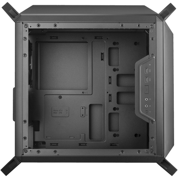 Cooler Master MasterBox Q300P ablakos fekete mATX ház