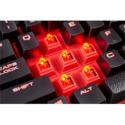 Corsair Gaming K68 - Piros LED - Cherry MX Piros Gamer billentyűzet