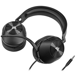 Corsair HS55 Stereo fekete gamer headset