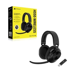 Corsair HS55 vezeték nélküli fekete gamer headset