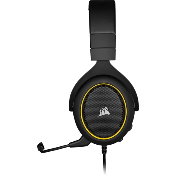 Corsair HS60 PRO Surround sárga gamer headset