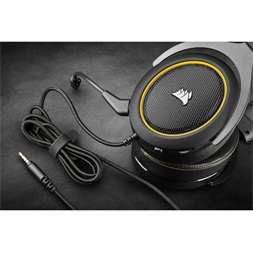 Corsair HS60 PRO Surround sárga gamer headset