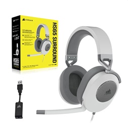 Corsair HS65 Surround fehér gamer headset