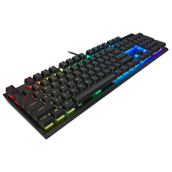 Corsair K60 RGB PRO CHERRY VIOLA Mechanikus Gamer billentyűzet