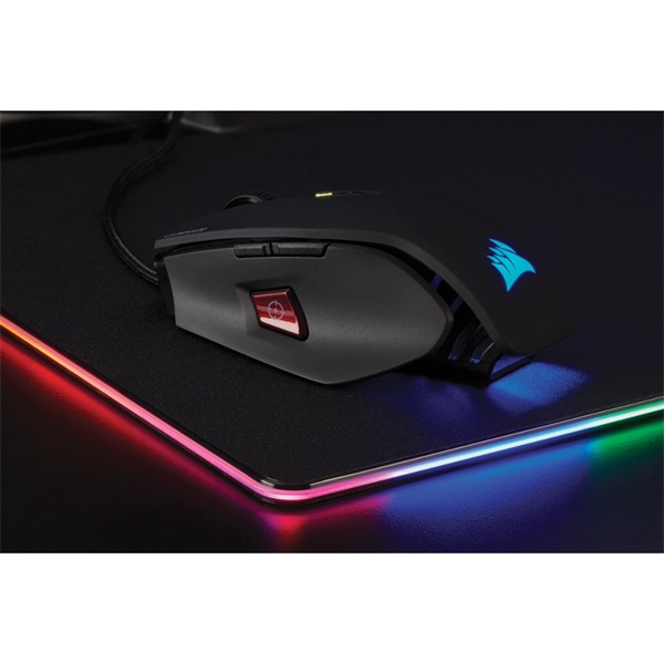 Corsair M65 Pro RGB 12000DPI fekete gamer egér