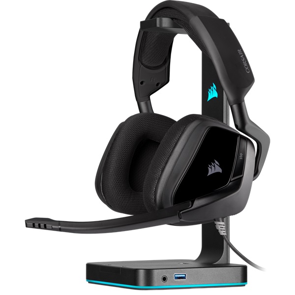 Corsair Void ELITE Surround Carbon fekete vezetékes gamer headset