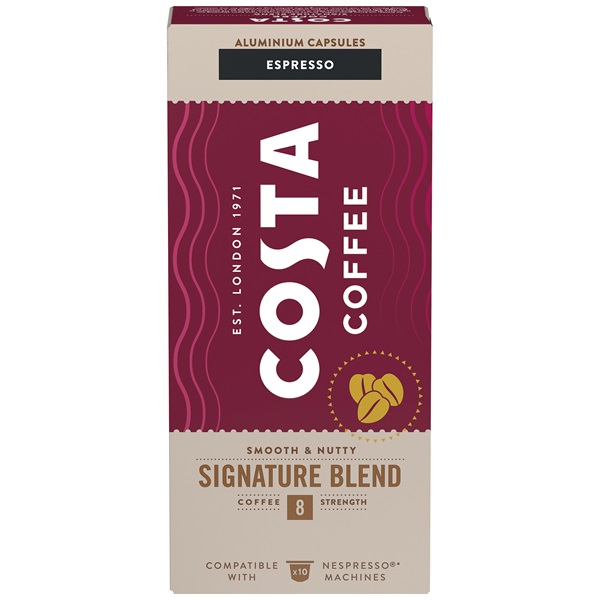 Costa Coffee Signature Blend Espresso Nespresso kompatibilis 10 db kávékapszula