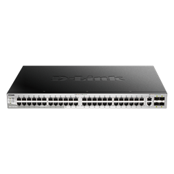 D-Link DGS-3130-54TS/E 48xGbE LAN 2x10GbE LAN 4xSFP+ port L3 menedzselhető switch